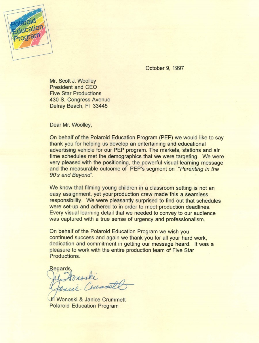 10 9 1997   Polariod